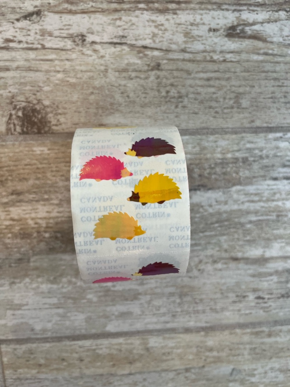 Hedgehog Sticker Roll